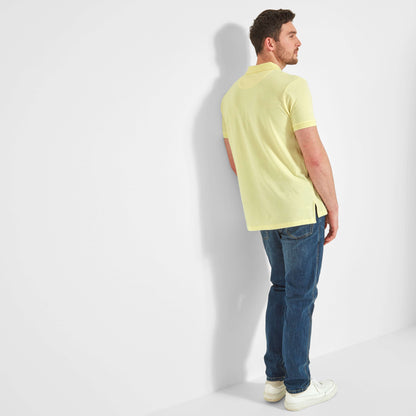 Schoffel - St Ives Mens Polo Shirt - Colour: Pale Lemon