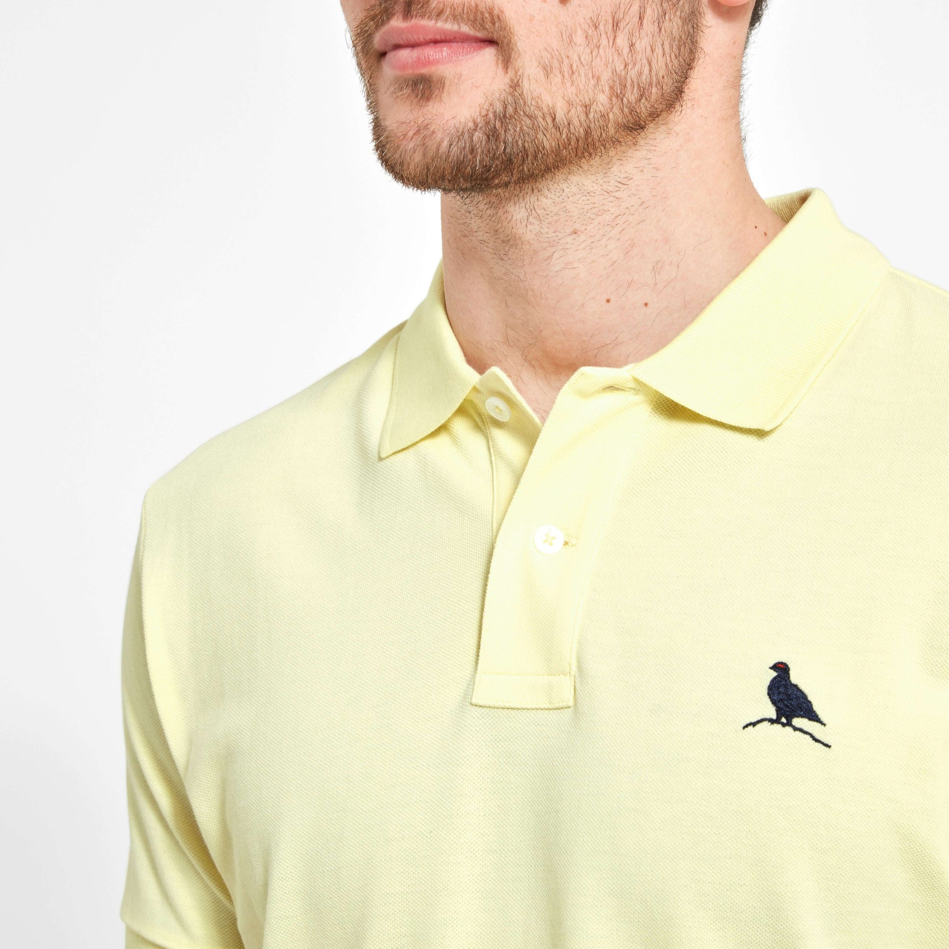 Schoffel - St Ives Mens Polo Shirt - Colour: Pale Lemon