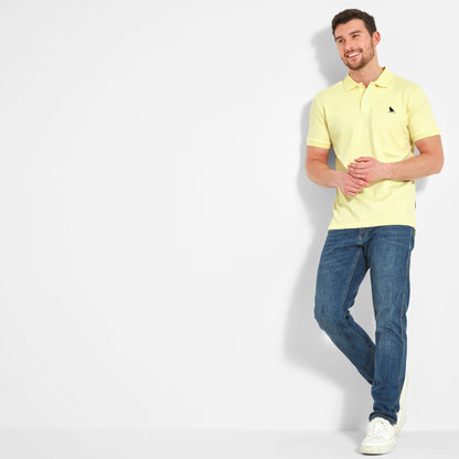 Schoffel - St Ives Mens Polo Shirt - Colour: Pale Lemon