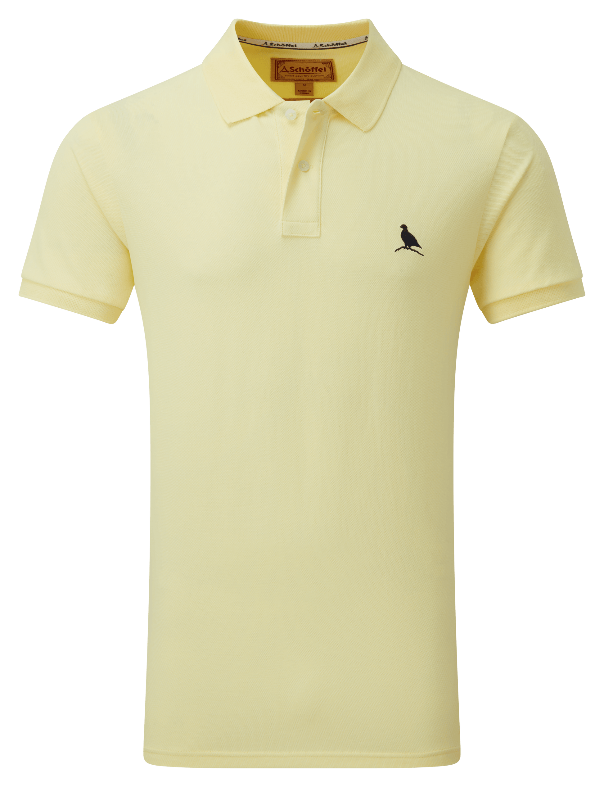 Schoffel - St Ives Mens Polo Shirt - Colour: Pale Lemon