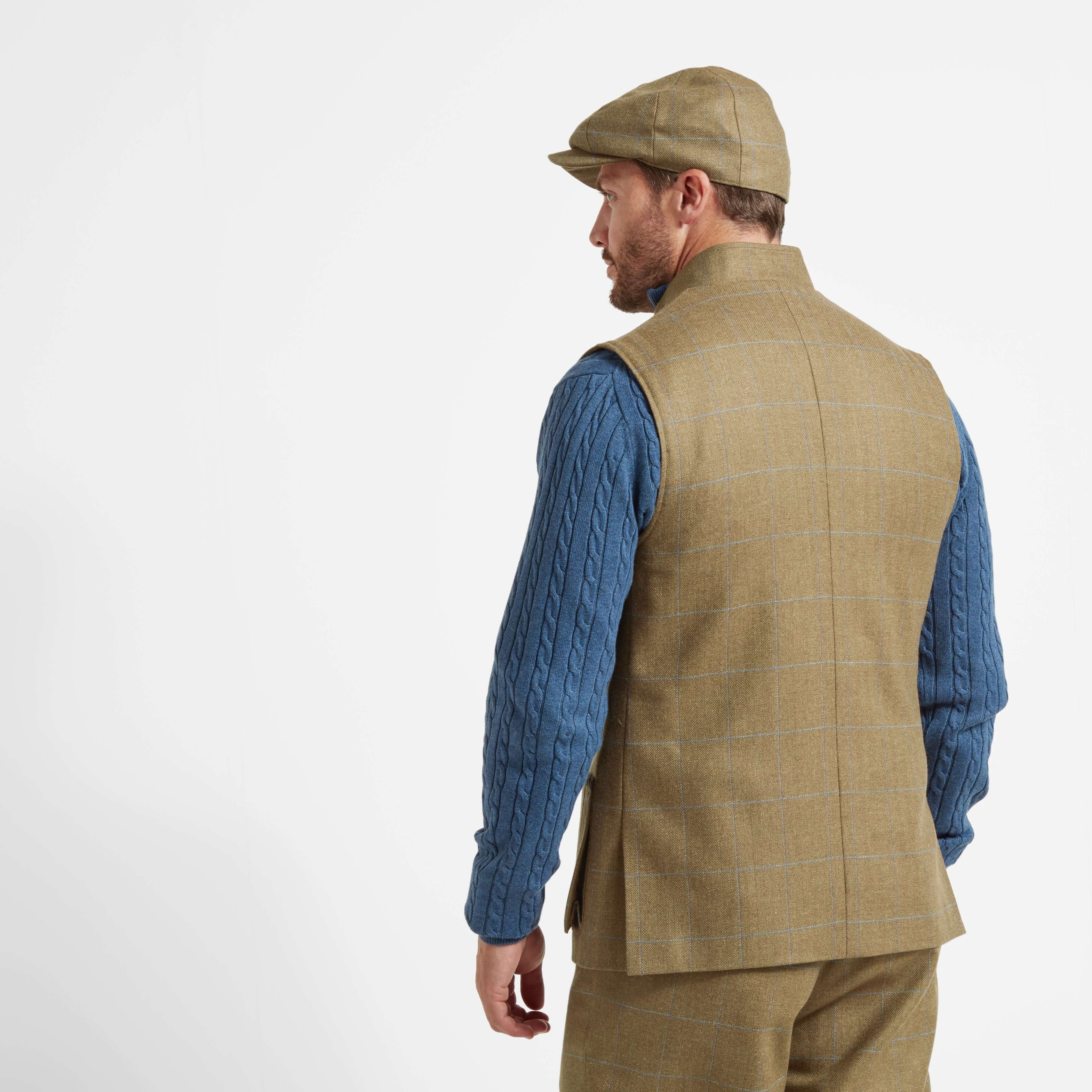 Schoffel - Holcot Tweed Waistcoat - Size: 40"