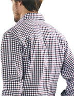 Vedoneire - Walcot Brushed Cotton Shirt - Colour: Navy / Red