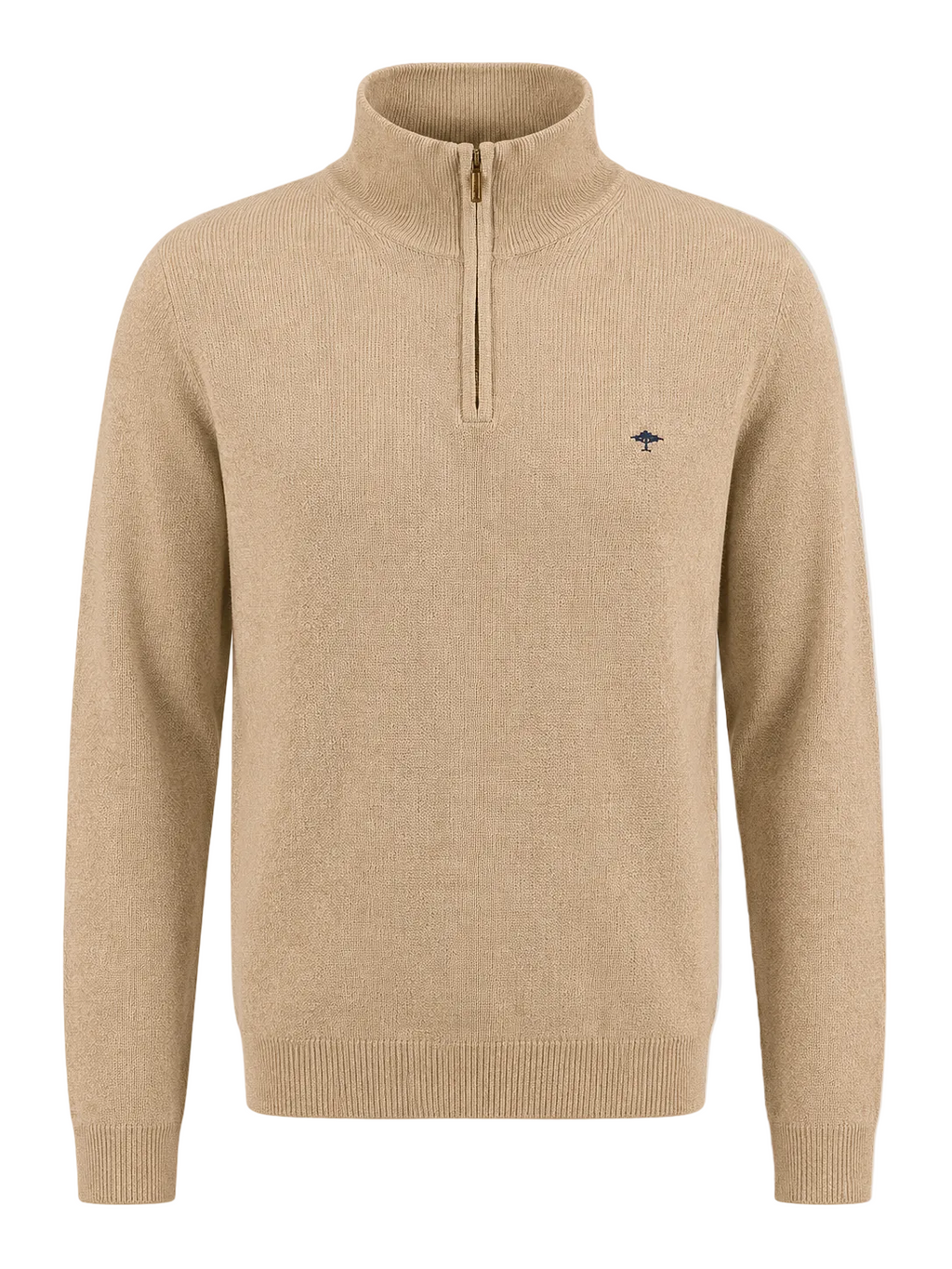 Cotton Quarter-Zip Pullover