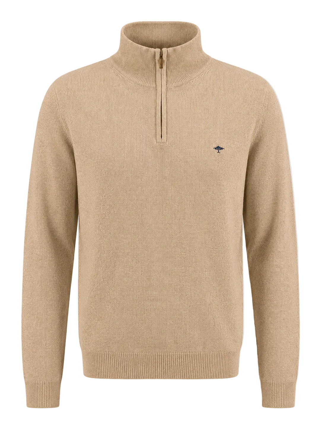 Cotton Quarter-Zip Pullover