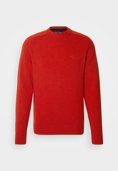 Barbour - Grangetown Crew Neck Jumper - Colour: Orange