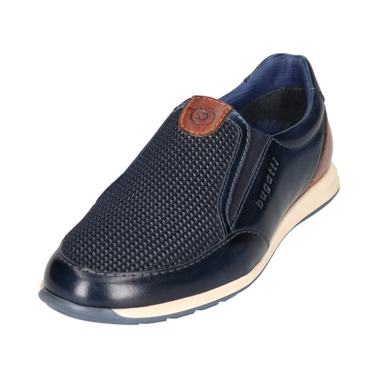 Bugatti Shoes - Thorello Slip on - Colour: Navy