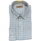 Gurteen Cumbria brushed cotton shirt in Taupe Check – front view
