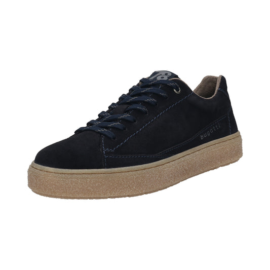 Bugatti Shoes - Hube Suede Trainers - Colour: Navy