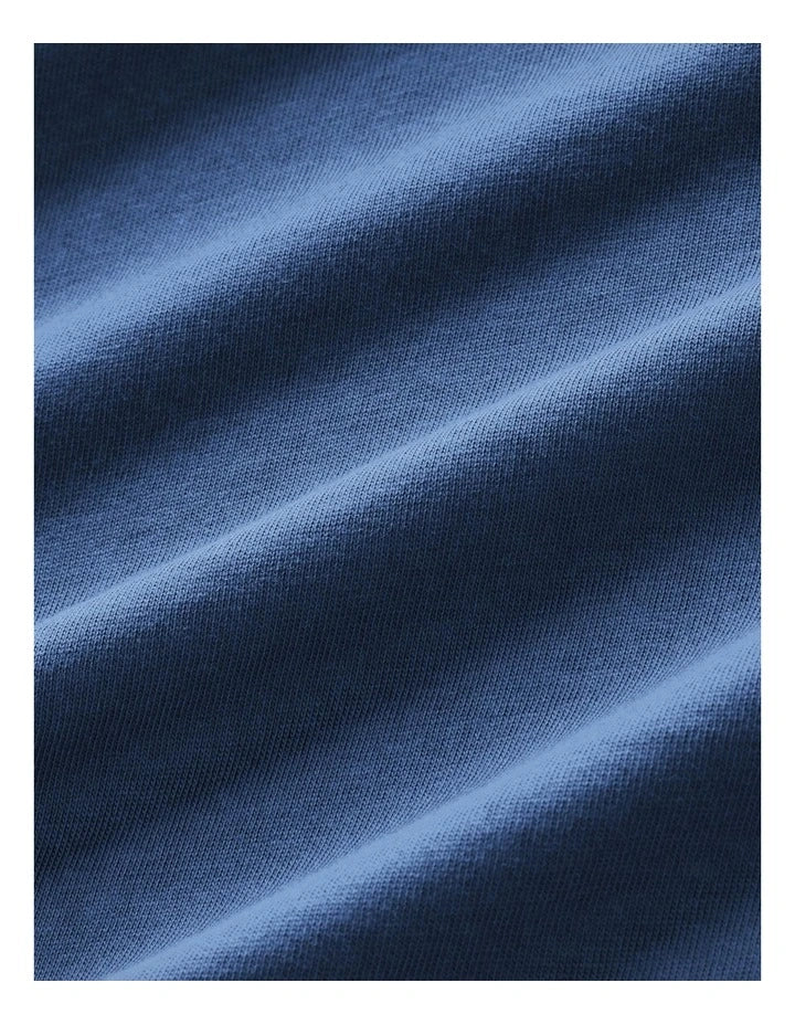 R.M.Williams Parson T-Shirt in Mid Blue, image 5
