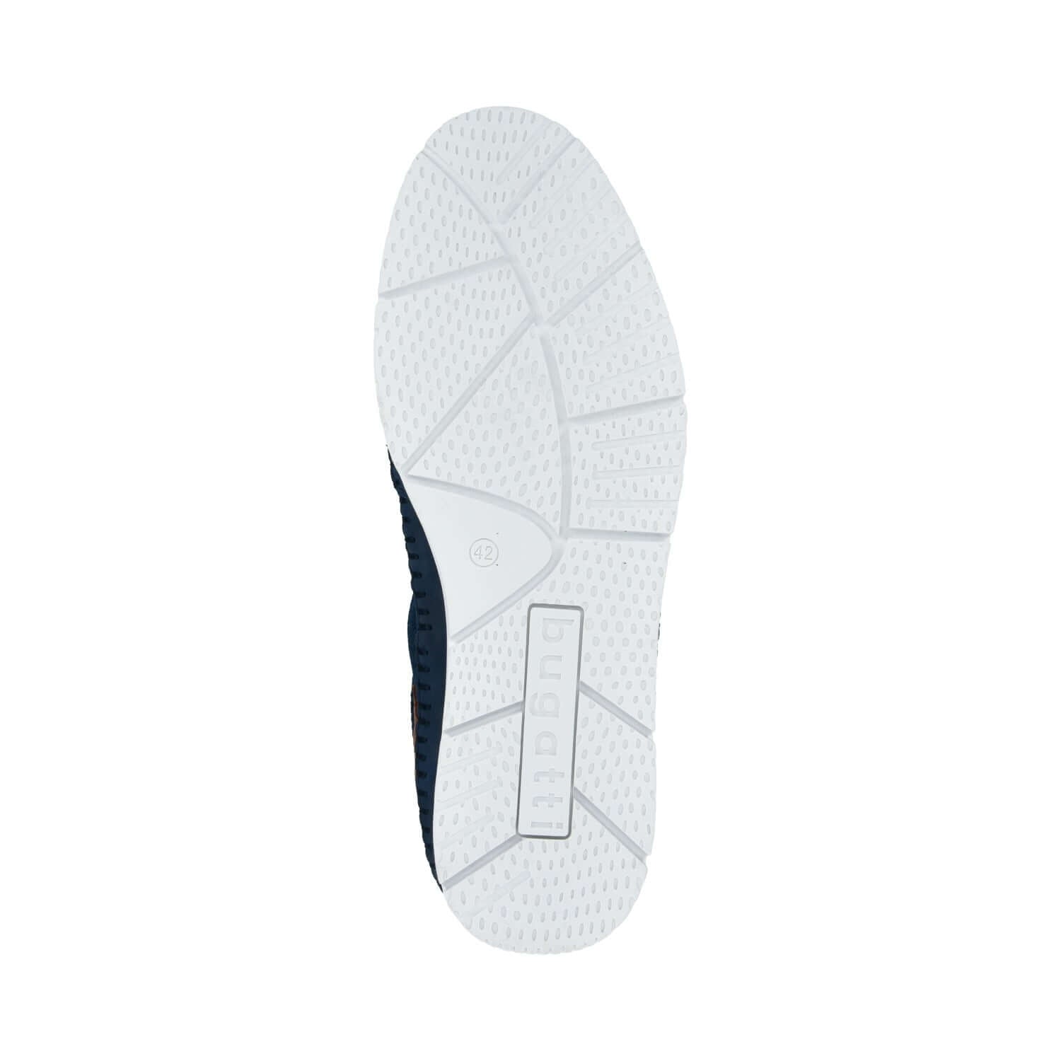 Bugatti Shoes - Clipperton Sneaker - Colour: Navy/Cognac