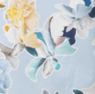 Olymp - Luxor Short Sleeved Shirt - Colour: Blue Flower