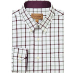 Schoffel - Brancaster Checked Classic Shirt - Colour: Wine Check