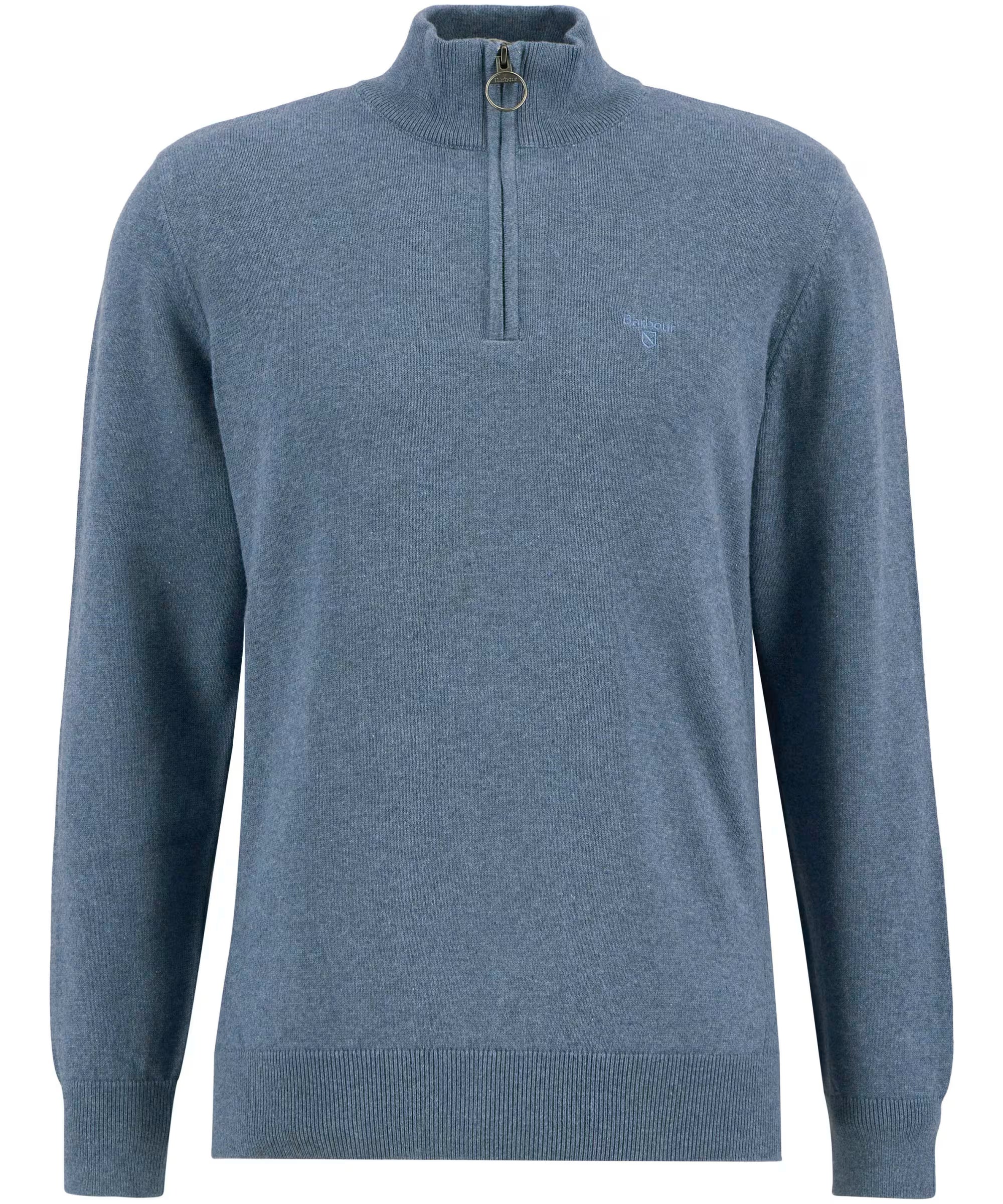 Cotton Half Zip Sweater