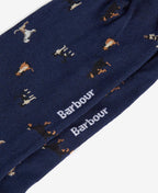 Barbour Mavin dog socks, full-length view