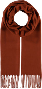 Fraas - Plain Scarf - Colour: Rust