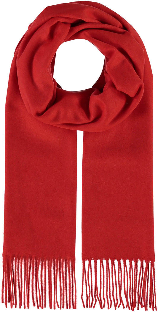 Fraas - Plain Scarf - Colour: Tomato