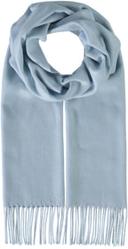 Fraas - Plain Scarf - Colour: Ice Blue