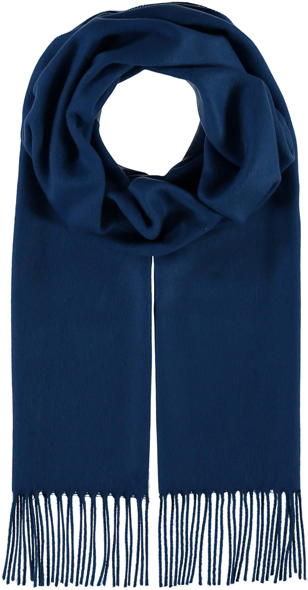 Fraas - Plain Scarf - Colour: Industrial Blue