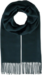 Fraas - Plain Scarf - Colour: Dark Petrol