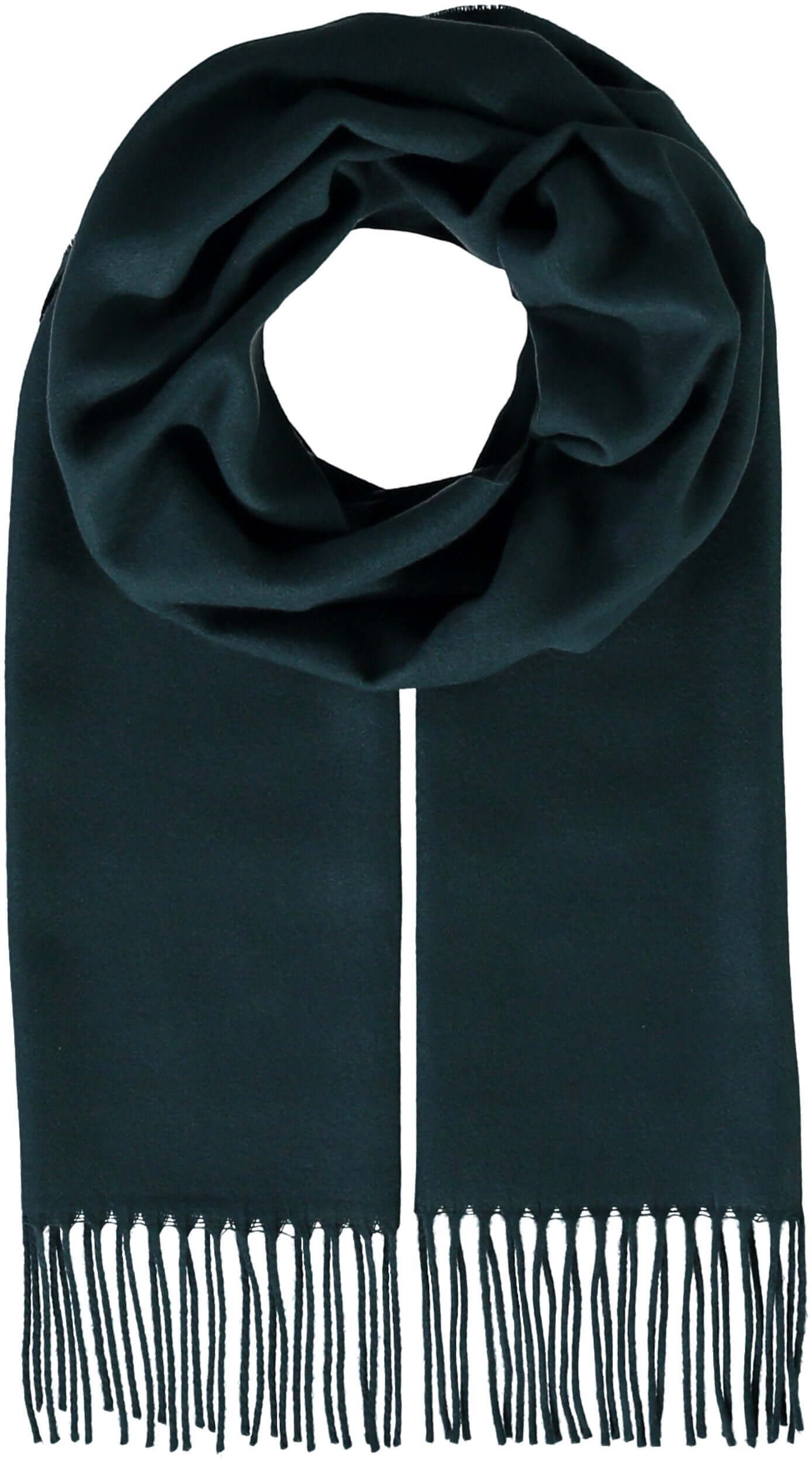 Fraas - Plain Scarf - Colour: Dark Petrol