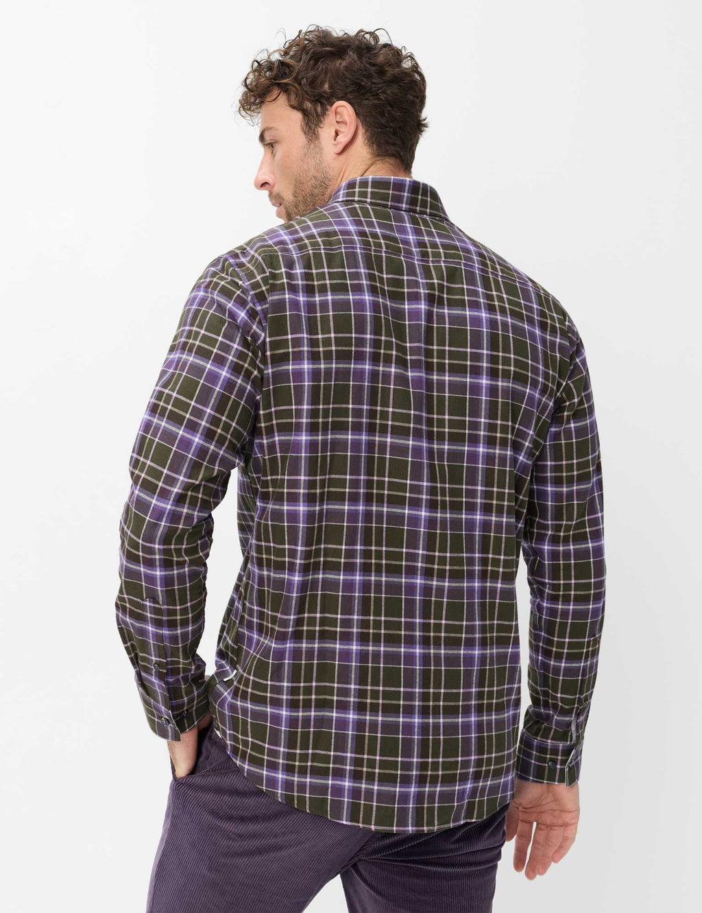 Brax Daniel C men's shirt in Pine
