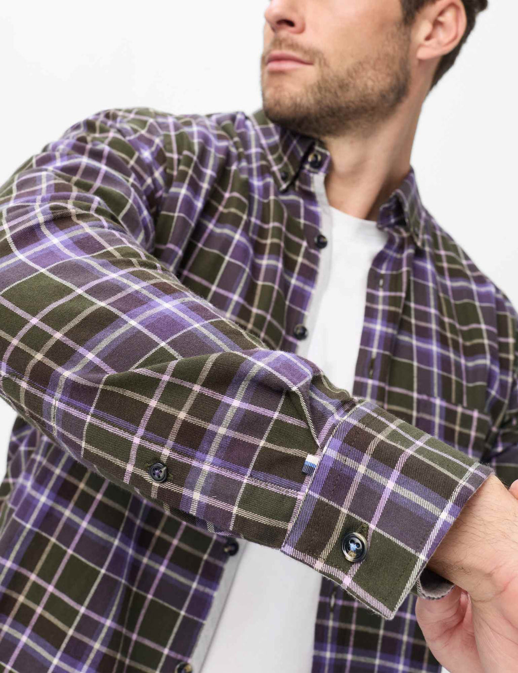 Brax Daniel C men's shirt in Pine