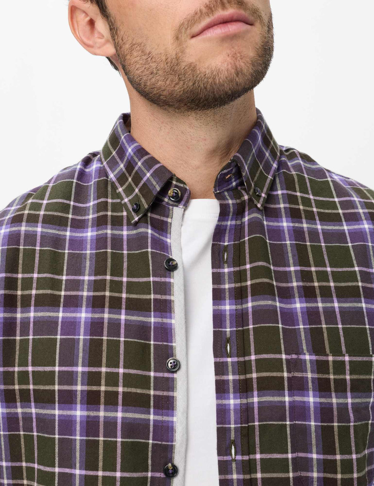 Brax Daniel C men's shirt in Pine