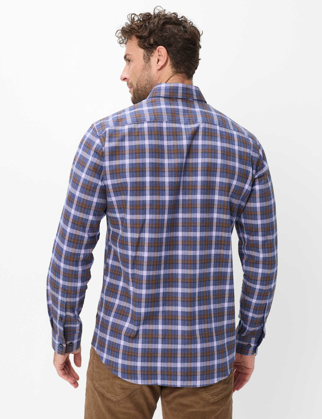 Brax Daniel C men's shirt in Mauve