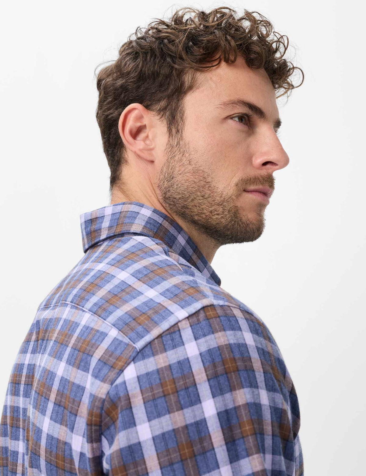 Brax Daniel C men's shirt in Mauve