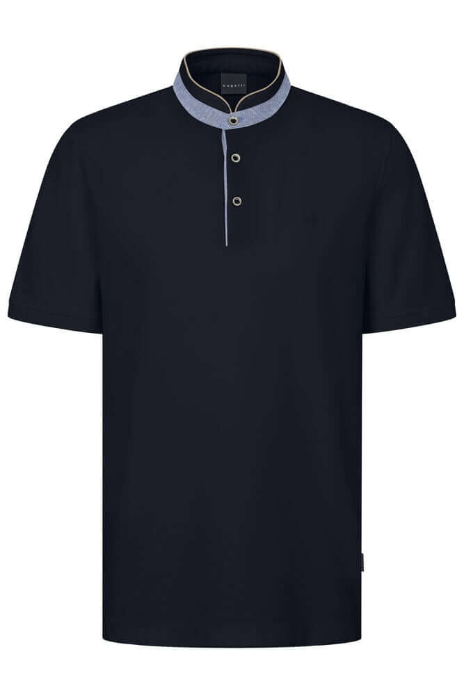 Stand Collar Polo Shirt