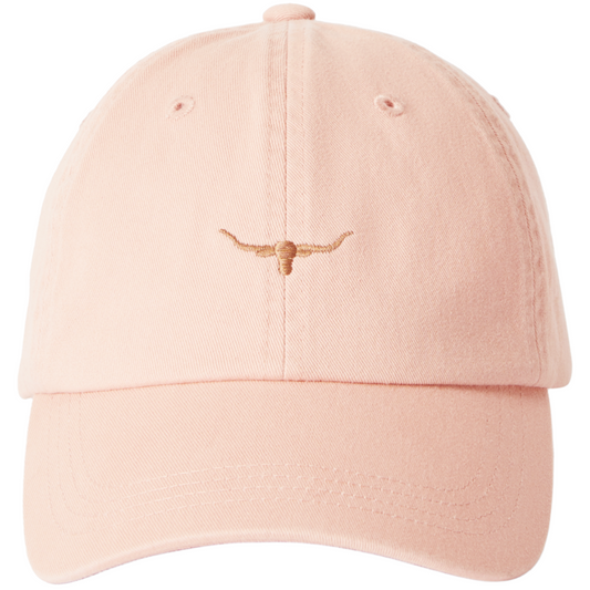 R M Williams - Mini Longhorn Canvas Cap - Colour: Blush