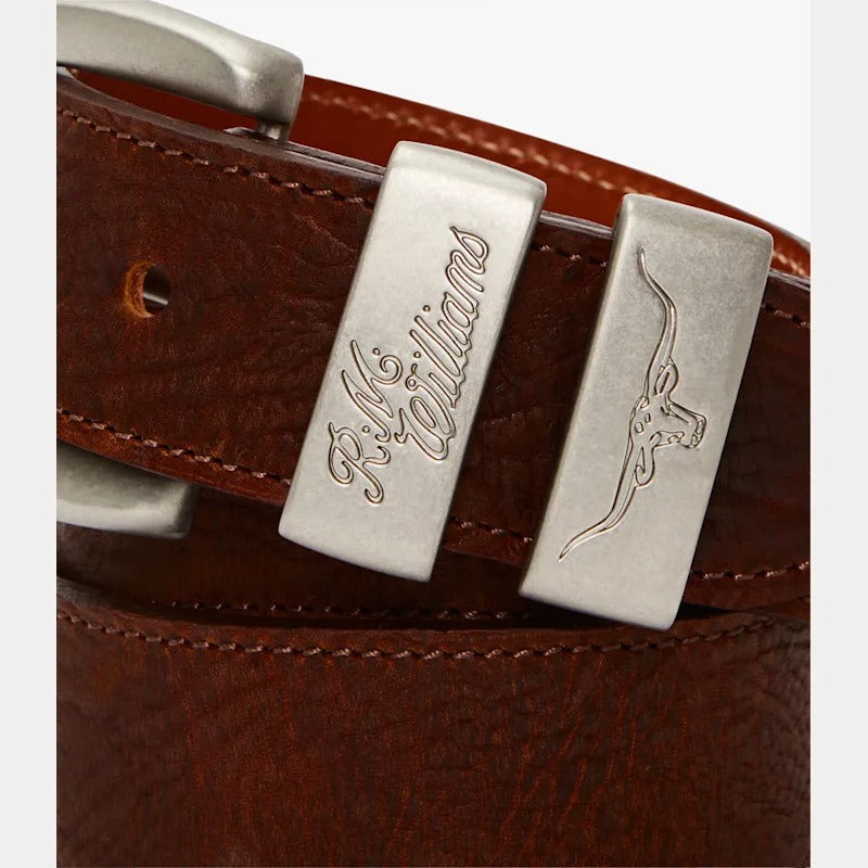 R M Williams - Drover Belt - Colour: Tan