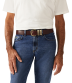 R M Williams - Drover Belt - Colour: Mid Brown