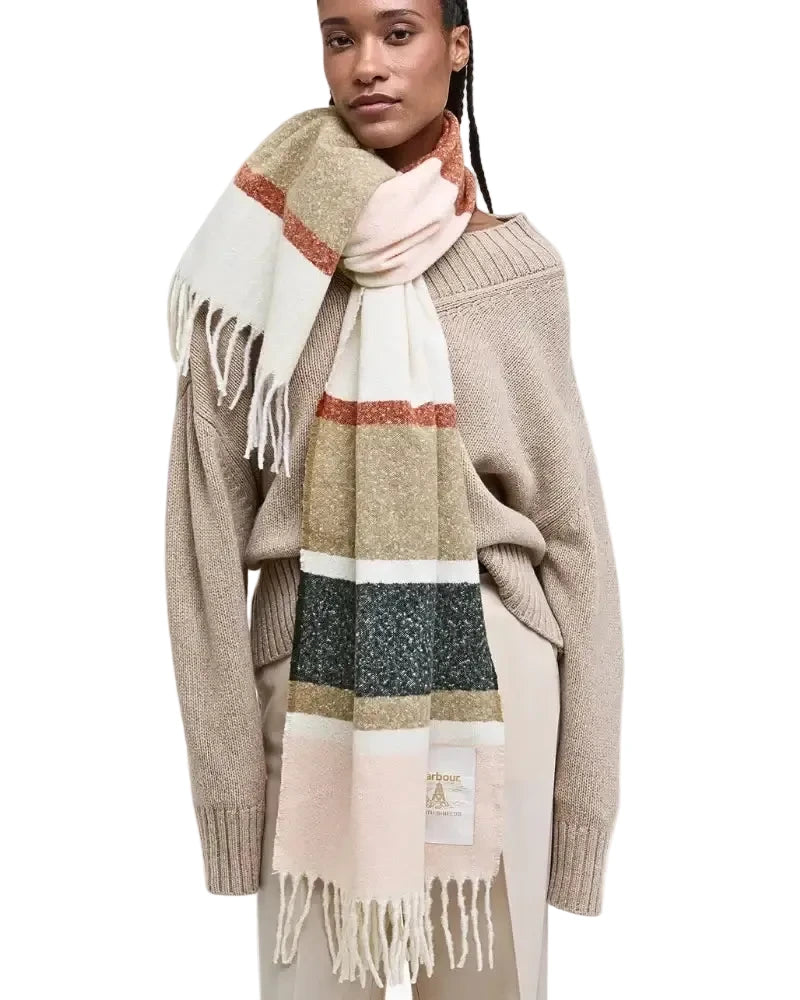 Barbour Paige Stripe Scarf – product view
