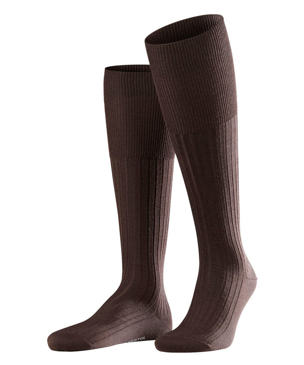 Falke - Bristol Merino Wool Socks | Knee High - Colour: Brown