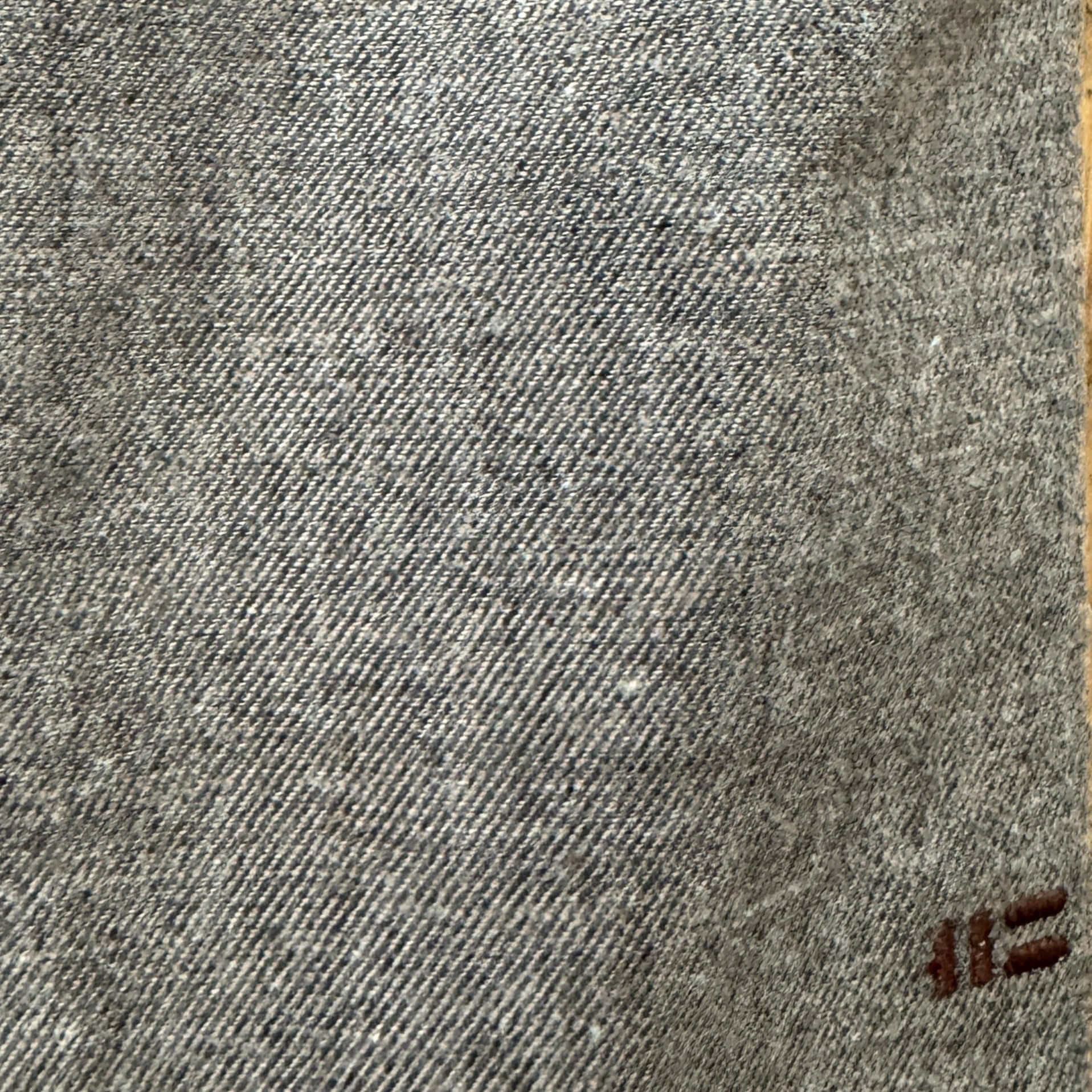 Miguel Bellido cotton twill shirt in Brown Twill – fabric detail