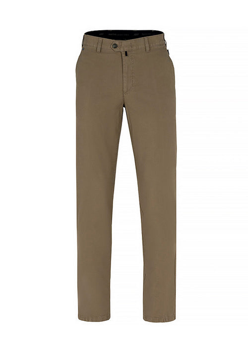 Brühl Catania B chinos in Putty, front view