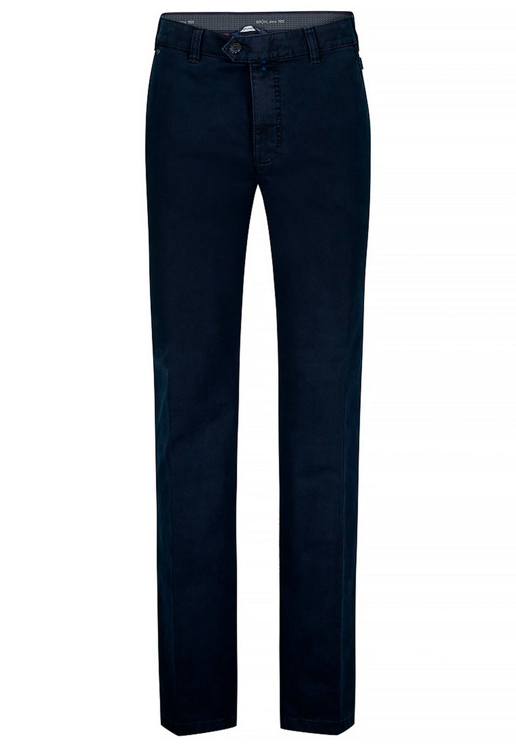 Brühl Catania B chinos in Navy, front view