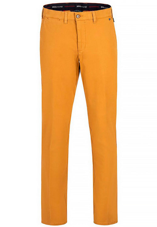 Brühl Catania B chinos in Maize – front view