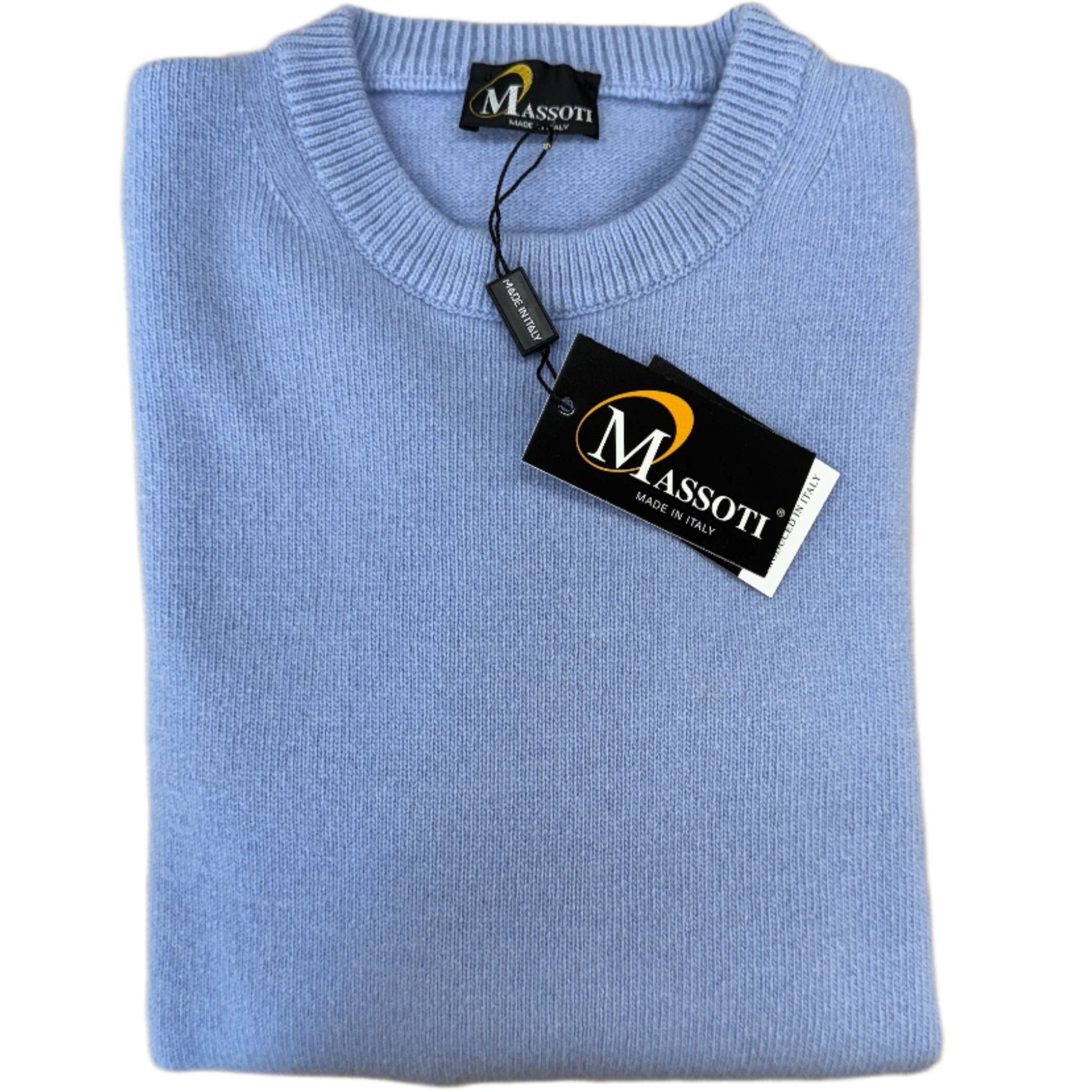 Massoti - Lambswool Pullover - Colour: Sky