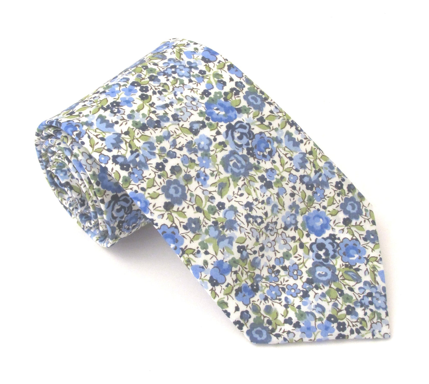 Van Buck - Tie Made from Liberty Fabric - Colour: Emma & Georgina Green