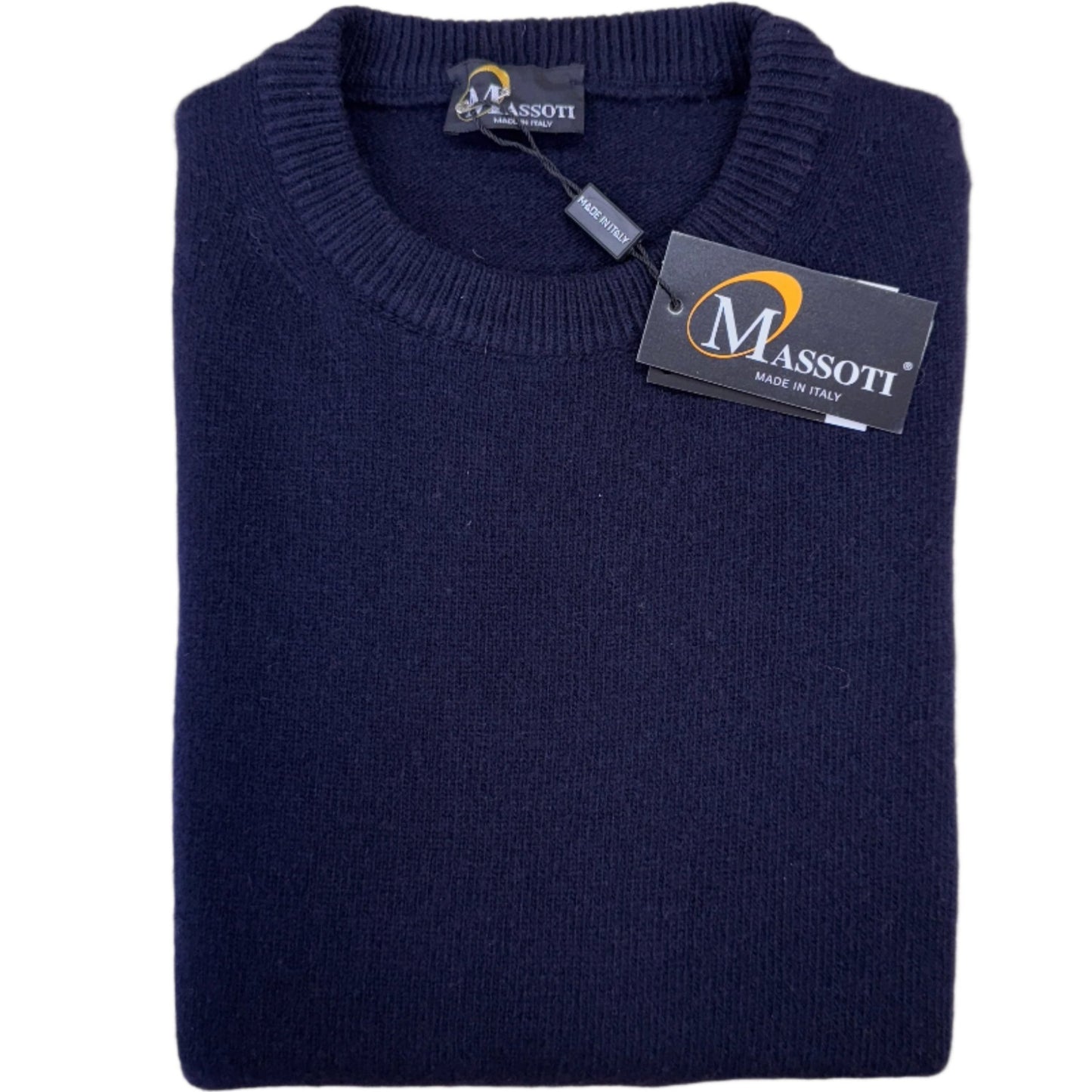 Massoti - Lambswool Pullover - Colour: Navy