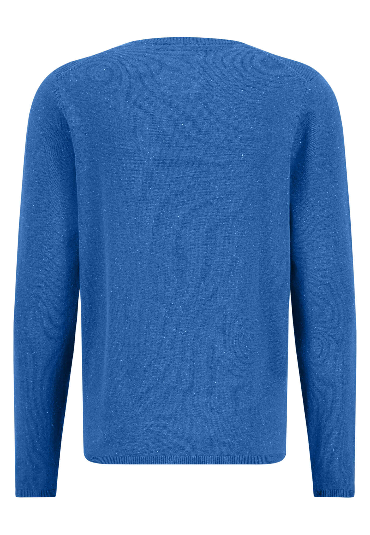 Fynch Hatton - Crew Neck Pullover | Cotton - Colour: Bright Ocean