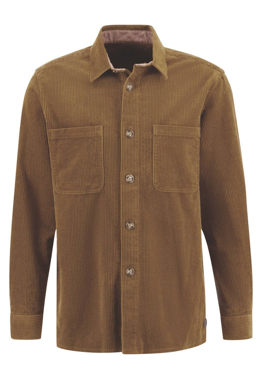 Fynch Hatton - Corduroy Over Shirt - Colour: Camel