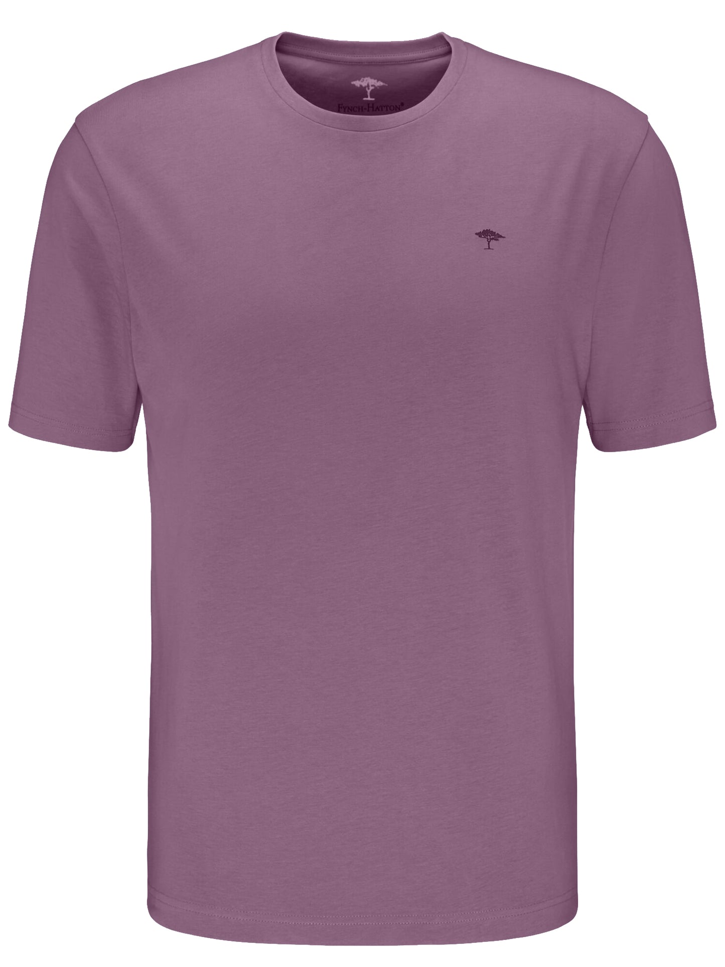 Fynch Hatton - Cotton T-Shirt - Colour: Mauve