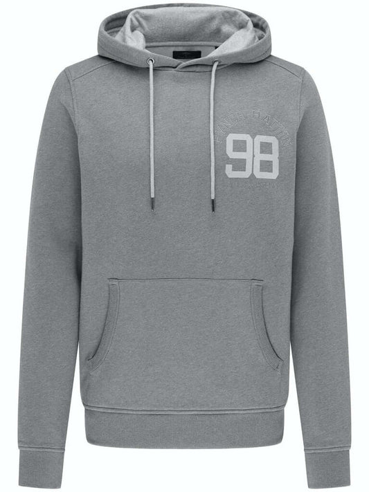 Fynch Hatton - Cotton Hoodie - Colour: Silver Grey