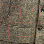 Nehru Tweed Shooting Waistcoat