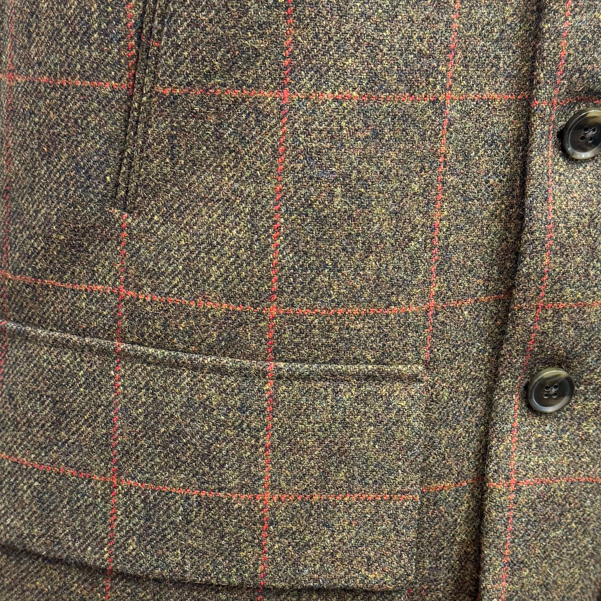 Nehru Tweed Shooting Waistcoat