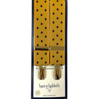 Hunt & Holditch - Fancy Clip Braces | Spot - Colour: Gold/Navy