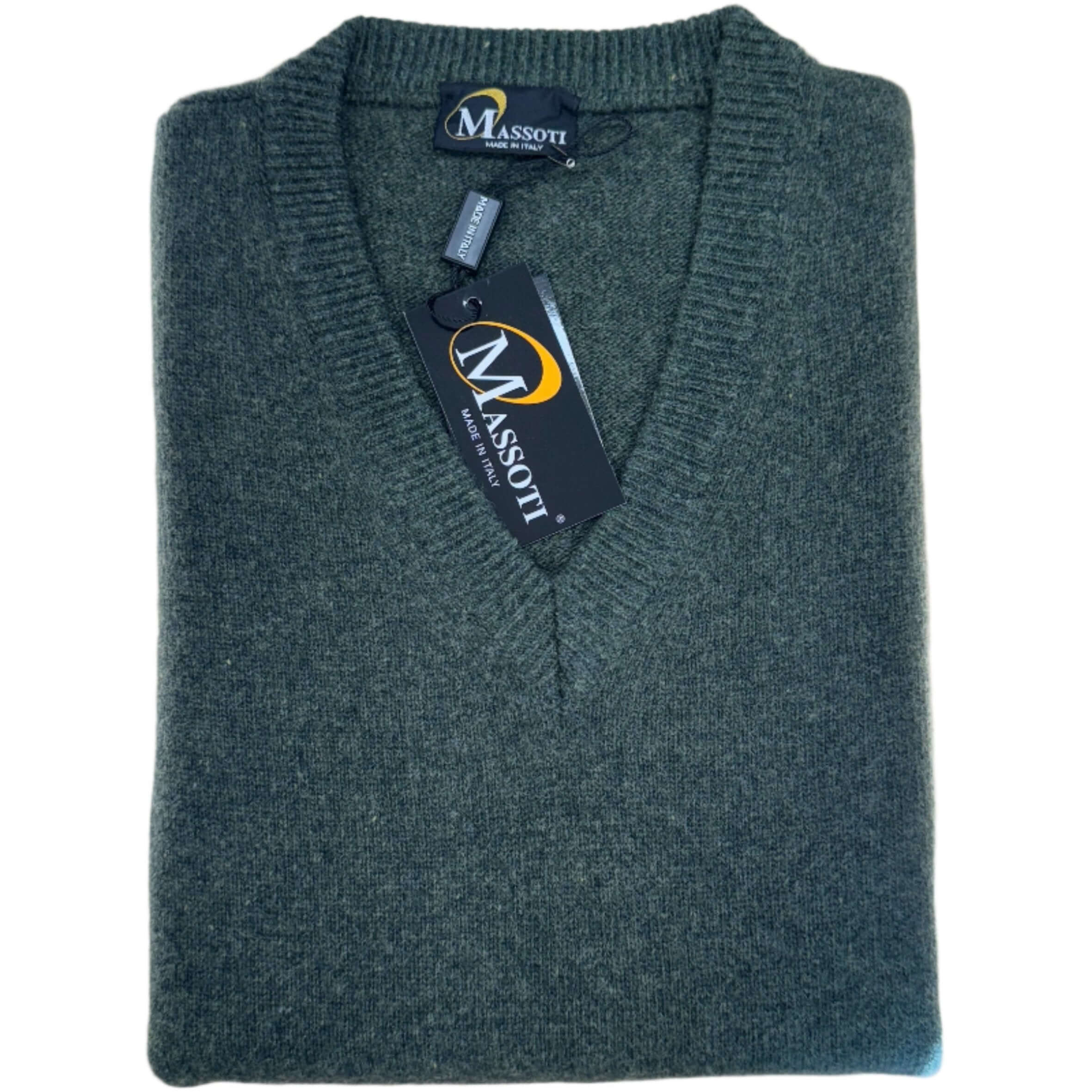Massoti - Lambswool Pullover - Colour: Forest